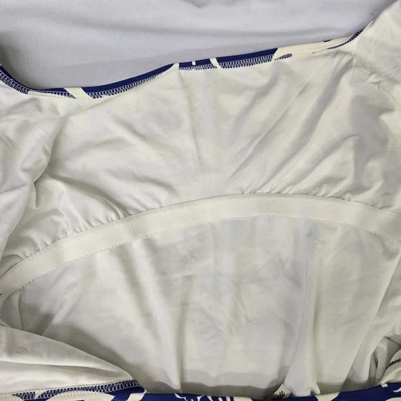 NWOT Madewell Second Wave Square Tank One Piece Swimsuit- Tropical Floral, XL - Picture 10 of 11